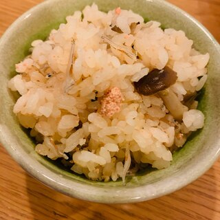 明太子としらすの炊き込みご飯☆入れるだけ！